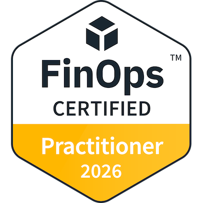 FinOps Certified Practitioner badge